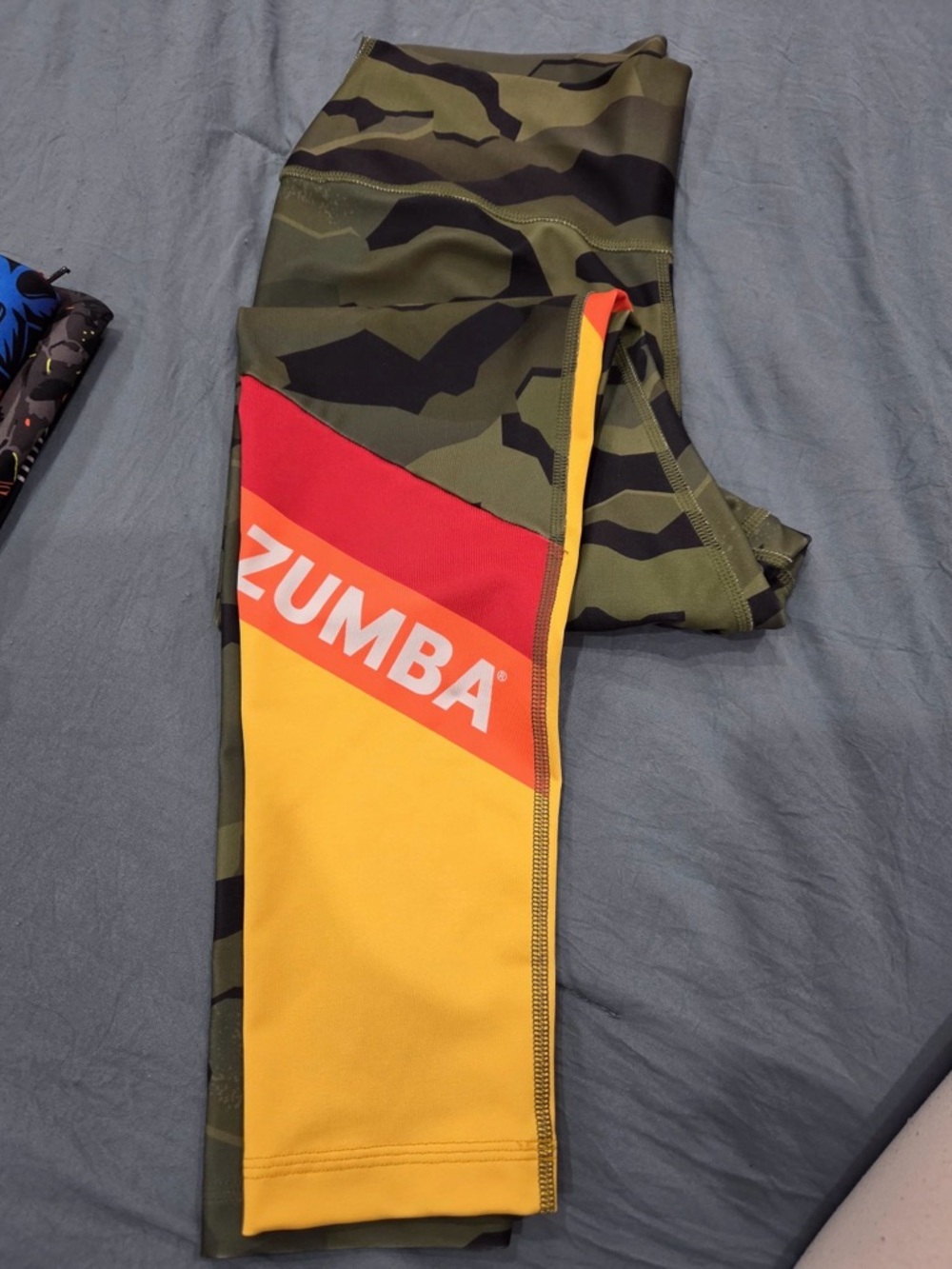 Zumba Olive Camo Zumba Leggings